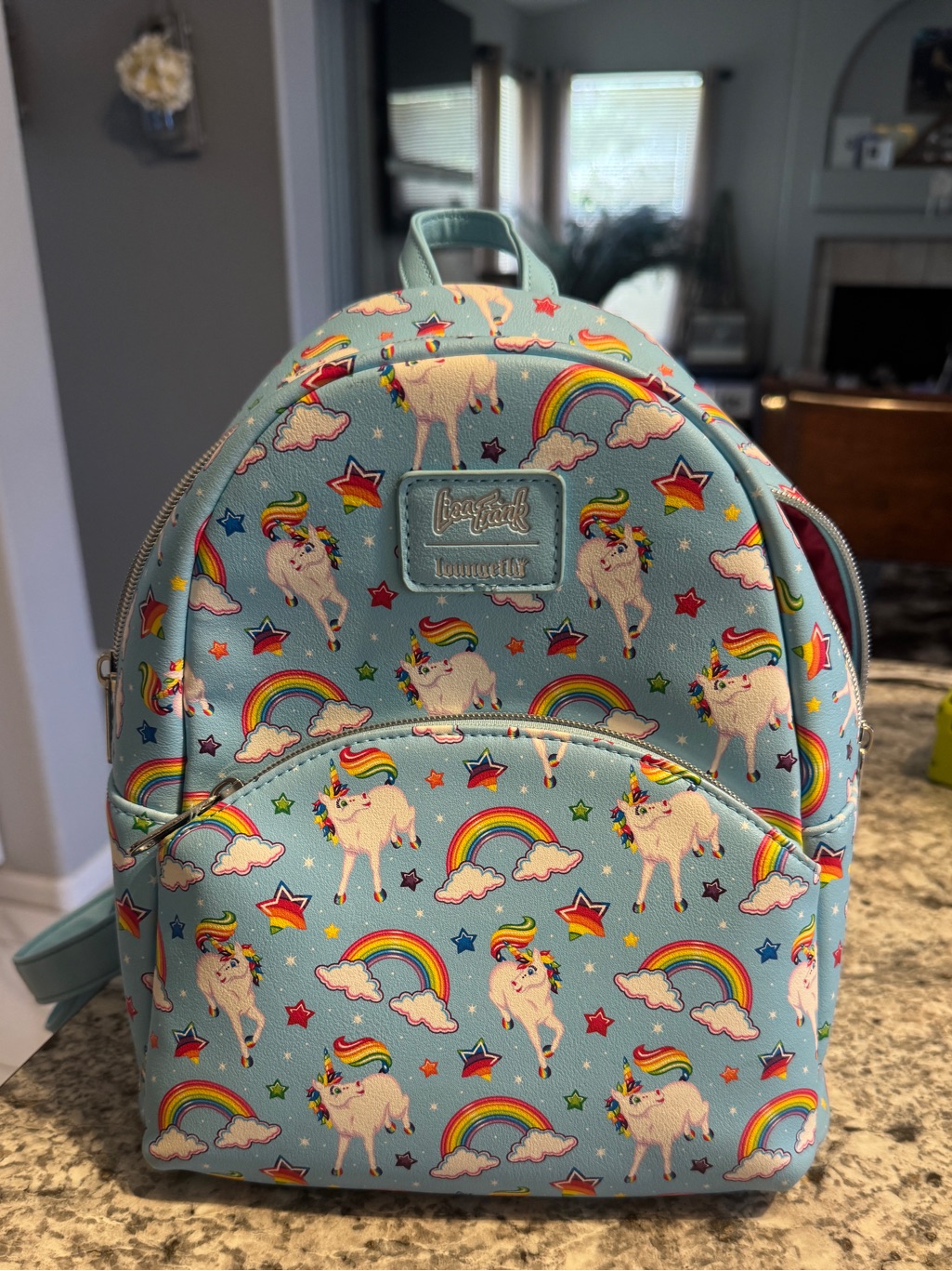 Second Lisa Frank backpack listing image from the product feed